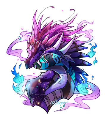Dragon designs © Flight Rising, IssuesMayExist(#436299), Viscere(#351037)